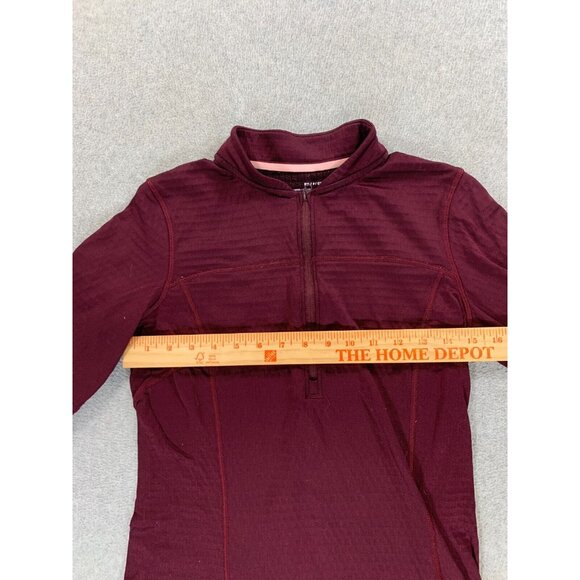 Under Armour Cold Gear 1/4 Zip Fitted Athletic Pullover‎ (Women's Small) Maroon - Picture 7 of 11